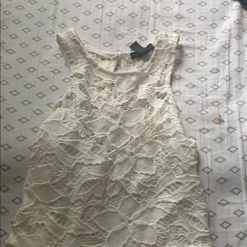 White lacy dress